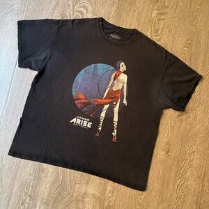 Ghost in the Shell Arise Anime Graphic T-Shirt Large Funimation Official 23x26